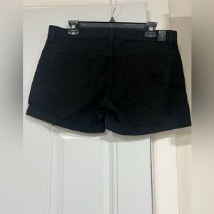 Black Label Women's Black Jean Shorts